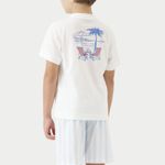 Pijama Masculino Infantil Manga curta Verão