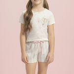 Short Doll Infantil Manga curta Todo Dia