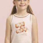 Short Doll Infantil Regata Caramelo Salgado