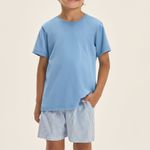 Pijama Masculino Infantil Manga curta Bonjour Mon Amour