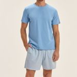 Pijama Masculino Manga curta Bonjour Mon Amour