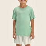 Pijama Masculino Infantil Manga curta Destino Itália
