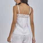 Short Doll Alça em Cetim e Renda Celeste