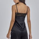 Short Doll Alça em Cetim e Renda Celeste