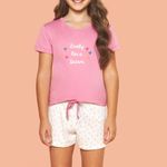 Short Doll Manga curta Infantil Lovely
