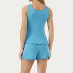 Short Doll Regata Canelado Ondinha Melodia