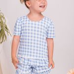 Short Doll Infantil Manga curta Florescer - Italla Monti