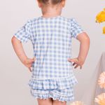 Short Doll Infantil Manga curta Florescer - Italla Monti