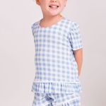 Short Doll Infantil Manga curta Florescer - Italla Monti
