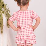 Short Doll Infantil Manga curta Florescer - Italla Monti