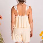 Short Doll Cropped Alça com Renda Florescer - Italla Monti