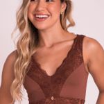 Cropped sem Bojo em Microfibra e Renda ID Essencial
