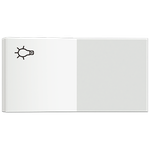 Módulo Pulsador Minuteria 10A/250Vca Engate Rápido Branco Brilho (81045)