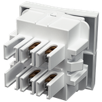 Módulo Interruptor Intermediário 10A/250Vca Engate Convencional Branco Fosco (80104)