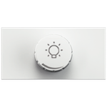 Módulo Dimmer Eletrônico Branco Brilho para LED/Incandescente 110Vca/220Vca - 300W – 50/60Hz (80022)