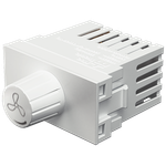 Módulo Variador Eletrônico Branco Brilho para Ventilador até 300W - 110Vca/220Vca – 50/60Hz (80122)