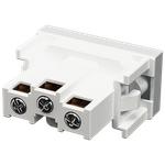 Módulo Tomada 2P+T 10A/250Vca Engate Convencional Branco Fosco (39689)