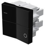 Módulo Interruptor Bipolar 25A/250Vca Engate Convencional Preto Brilho (85046)