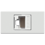 Módulo Tomada RJ45 Cat6 Branco Fosco (40004)