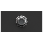 Módulo com Conector Coaxial para TV/Vídeo Preto Brilho (85050)