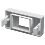Módulo Visor para RJ45 Branco Fosco (80118)