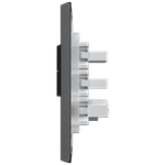 1 Interruptor Simples + 1 Interruptor Paralelo + 1 Tomada 2P+T 10A/250Vca Engate Convencional com placa Rapid Preta (39590)