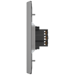1 Tomada 2P+T 20A, 250Vca Engate Convencional com placa Vertical Rapid Preta (39576)