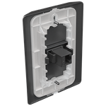Prolongador Fêmea x Fêmea RJ45 Cat6 com placa Horizontal Rapid Preta (41423H)