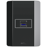 Conector USB 3.0 Fêmea x Fêmea com placa Horiz Rapid Preta (41416H)