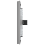 Conector HDMI Fêmea x Fêmea com placa Horizontal Rapid Preta (41414H)