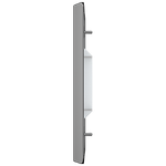 Placa 4X2 para 1 Módulo Vertical Rapid Preta (85033)