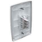 1 Interruptor Paralelo 10A/250Vca Engate Convencional com placa Vertical Mec-Plus (81103)
