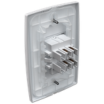 1 Interruptor Intermediário 10A/250Vca Engate Convencional com placa Mec-Plus (81111)