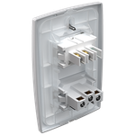 1 Interruptor Simples + 1 Tomada 2P+T 10A/250Vca Engate Convencional com placa Mec-Plus (39695)