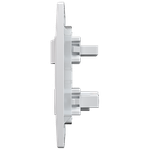 1 Interruptor Simples 10A + Tomada 2P+T 20A, 250Vca Engate Convencional com placa Mec-Plus (39697)