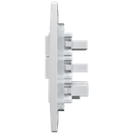1 Interruptor Simples + 1 Interruptor Paralelo + 1 Tomada 2P+T 10A/250Vca Engate Convencional com placa Mec-Plus (39693)
