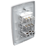 1 Interruptor Simples + 1 Interruptor Paralelo + 1 Tomada 2P+T 10A/250Vca Engate Convencional com placa Mec-Plus (39693)