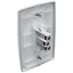 1 Tomada 2P+T 20A, 250Vca Engate Convencional com placa Vertical Mec-Plus (39702)