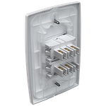 1 Interruptor Simples + 1 Interruptor Paralelo 10A/250Vca com placa Mec-Plus (81105)
