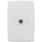 1 Conector Coaxial para Antena com placa Horizontal Mec-Plus (81134)