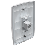 Prolongador Fêmea x Fêmea RJ45 Cat6 com placa Vertical Mec-Plus (41514V)