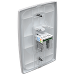 1 Tomada RJ45 Cat5e com placa Vertical Mec-Plus (41505)