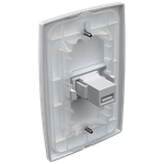 Conector USB 2.0 Fêmea x Fêmea com placa Horizontal Mec-Plus (41509) - Linha Mec-Plus