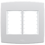 Placa 4X4 para 6 Módulos Mec-Plus (82108)