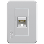 Tomada RJ45 Cat5e com placa Mov-Petra (81067)