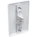 1 Interruptor Simples 10A/250Vca Engate Convencional com placa Milleniun (21001)
