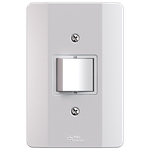 1 Interruptor Bipolar Simples 10A/250Vca Engate Convencional com placa Milleniun (21017)