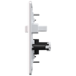 1 Interruptor Paralelo 10A + 1 Tomada 2P+T 20A/250Vca Engate Convencional com placa Milleniun (39212)