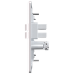 Conjunto  2 Interruptores Simples + 1 Tomada 2P+T 10A/250Vca Engate Convencional com placa Milleniun (39135)