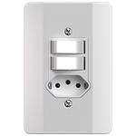 1 Interruptor Simples + 1 Interruptor Paralelo + 1 Tomada 2P+T 10A/250Vca Engate Convencional com placa Milleniun (39136)